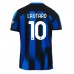 Billige Inter Milan Lautaro Martinez #10 Hjemmebane Fodboldtrøjer 2023-24 Kortærmet